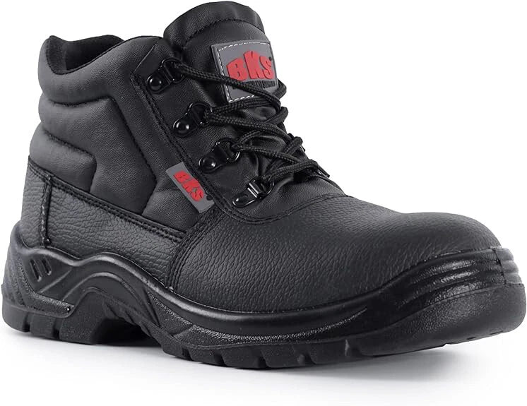 Mens S3 Safety Steel Toe Work Boots by BKS